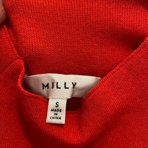 Red milly mock turtle neck
